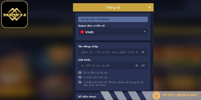 Đăng ký tài khoản ngay để tham gia đặt cược kiếm lời